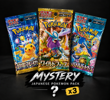 3x Mystery Japanese Booster Packs